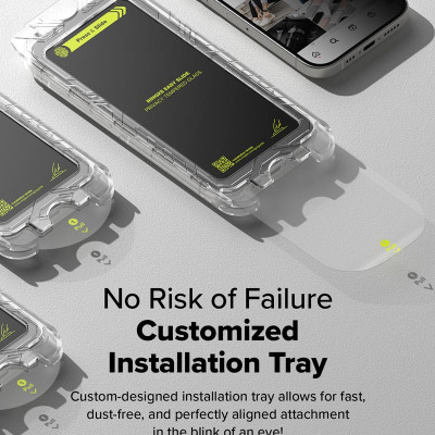 Bộ 2 Miếng Dán Cường Lực Chống Nhìn Trộm RINGKE Easy Slide Tempered Cho iPhone 16/ 15/ 16 Plus/ 15 Plus/ 16 Pro/ 16 ProMax_ Hàng chính hãng