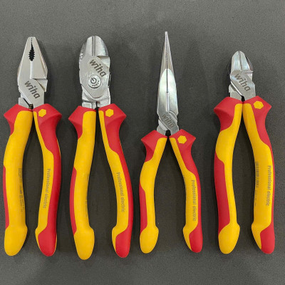 Bộ 4 kìm cách điện chuyên nghiệp Wiha 26714 & 38191 & 26727 & 43340