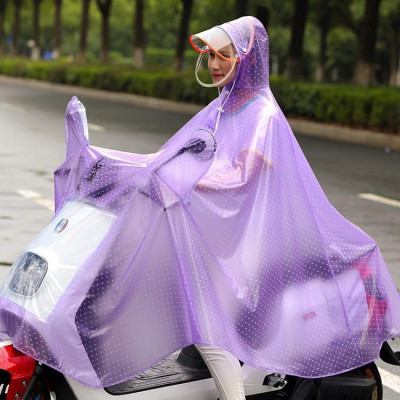Áo Mưa 1 và 2 Đầu Có Kính Che Mặt Cánh Dơi Chấm Bi Thời Trang Chất Liệu dẻo mềm - hàng việt