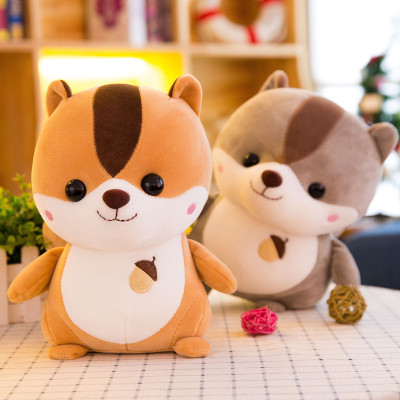 Gấu bông con sóc dễ thương, sóc con đáng yêu siêu cute (25cm--->38cm) vải miniso 4 chiều mềm mại cao cấp, an toàn cho trẻ nhỏ