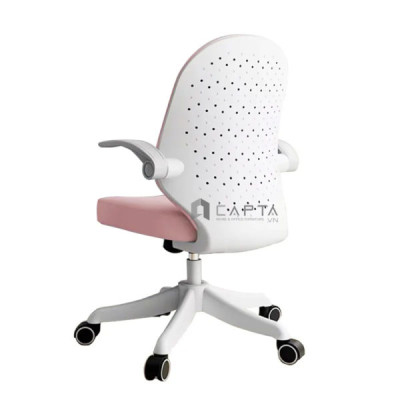 Ghế học bài ở nhà màu hồng CE1016-M Nội thất Capta Ghế xoay học sinh tiểu học trung học tay nâng hạ độ cao chân bánh xe Girls’ study chair