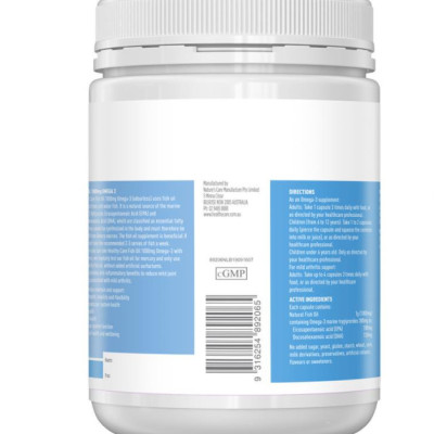 Omega 3 Úc Healthy Care Fish Oil 1000mg Hỗ trợ sức khỏe não bộ, hệ thần kinh, tim mạch, khớp, bổ mắt, Làm đẹp da và tăng sức khỏe tổng thể - OZ Slim Store