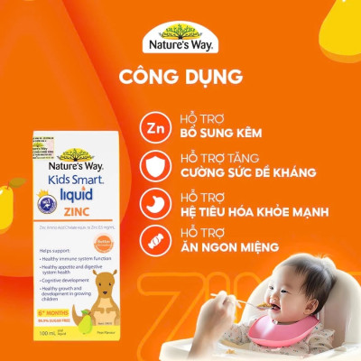 Kẽm Hữu Cơ Cho Bé Nature