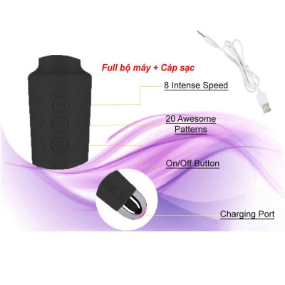 Máy massage mắt, chống thâm quầng, bọng mắt mạnh cầm tay (chọn màu yêu thích) (còn sẵn hàng) (Hàng Chính Hãng)