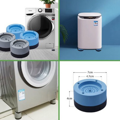Combo 4 Chân Đế Máy Giặt Chắc Chắn, Miếng Đệm Cao Su Lót Chân Máy Giặt, Tủ Lạnh Chống Di Chuyển, Chống Ồn, Chống Rung, An Toàn  - HENRYSA