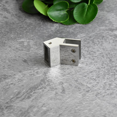 Kẹp kính thanh giằng cabin kính inox 304 mặt gương Hiwin SB-808F