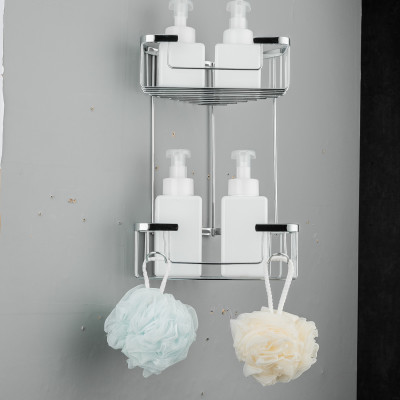 Giá góc đôi 2 tầng để đồ nhà vệ sinh Frap F351-1 Hàng Chính Hãng Nhập Khẩu