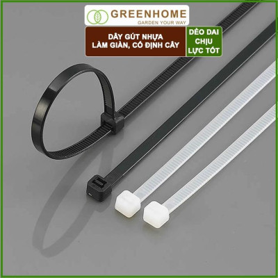 Dây rút nhựa màu Đen D10cm siêu bền, dẻo, làm giàn, đỡ trái, cố định hàng rào, dây cáp điện.