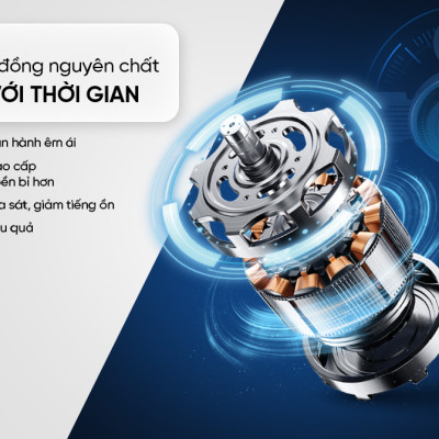 Quạt trần Sunhouse 3 cánh SHD-7658, công suất 75W, sải cánh dài 1,4 mét, 5 cấp độ gió, vận hành không tiếng ồn, Hàng chính hãng