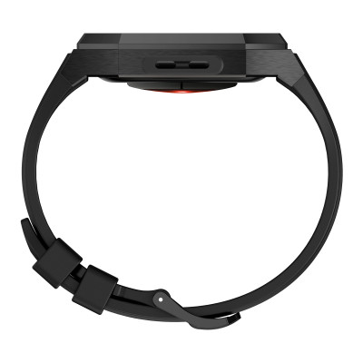 Ốp Case Vỏ Thép Không Gỉ bảo vệ tích hợp dây đeo Fluororubber cho Apple Watch Series 10 Size 46mm - Hàng Chính Hãng