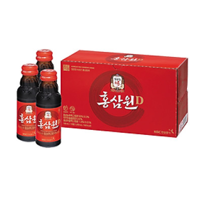 Nước Uống Tăng Lực Hồng Sâm Won KGC Cheong Kwan Jang 100ml x 10 Chai