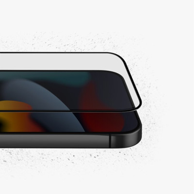 Kính Cường Lực Trong Suốt UNIQ OPTIX Vivid Clear Dành Cho iPhone 14 PRO MAX / 14 PRO / 14 PLUS / 14 / 13 Series, Viền Đen - Hàng Chính Hãng