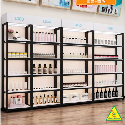 Kệ trưng bày sản phẩm, hàng hóa , kệ trang trí khung sắt mặt gỗ KST429 - NỘI THẤT LẮP RÁP VIENDONGADV