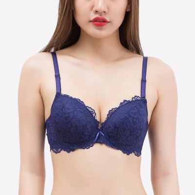 Áo nâng ngực Boya mút dày 5cm siêu dẩy phối ren , Áo ngực BoYa ren mút dày siêu đẩy,siêu nâng tạo khe,