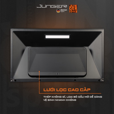 Hút mùi Junger HRJ-901 Vẫy tay cảm ứng Công suất 1600m3/h Hàng Chính Hãng Bảo Hành 12 Tháng