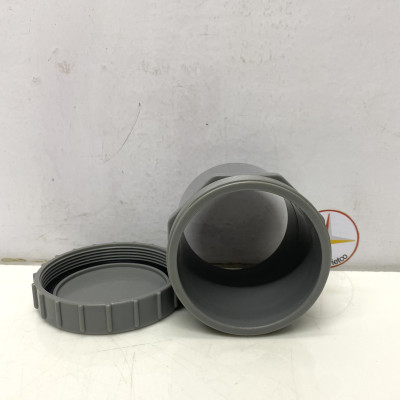 Bít xả ren ngoài 90 (Male threaded clean out) nhựa PVC Bình Minh _BXRN90