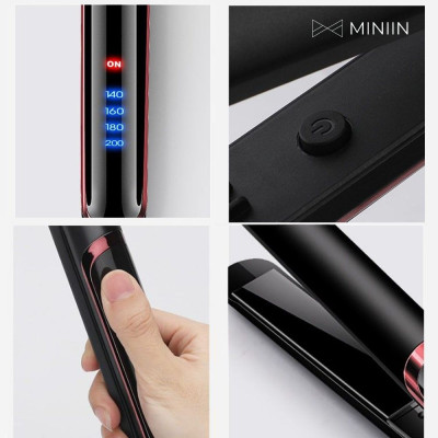 Máy Ép Uốn Là Tóc Đa Năng 3 Trong 1 Cao Cấp Hàng Loại 1 Chính Hãng MINIIN Sang Trọng Kiểu Hàn Quốc - Kết Hợp Duỗi, Tạo Nhiều Kiểu Tóc Thông Minh – Dùng Cho Salon Tóc & Tại Nhà- Tiện Lợi