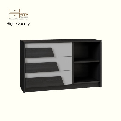 [Happy Home Furniture] PONIX, Tủ lưu trữ 3 ngăn kéo, 96cm x 32cm x 58cm ( DxRxC), THK_115