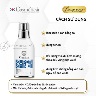 Kem Dưỡng Ẩm Căng Bóng Da Cosmeheal SuperShine Hydration - Phục Hồi, Mờ Nếp Nhăn, Trẻ Hóa Làn Da | Kelly Beauty