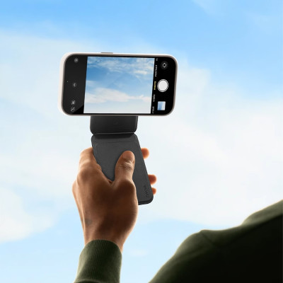 Giá đỡ da từ tính gấp gọn dạng ví kiêm gậy selfie kê điện thoại hiệu WIWU Wallet Mag XPro iPhone 16 15 14 13 12 s22 S23 S24 z fold flip - Hàng nhập khẩu