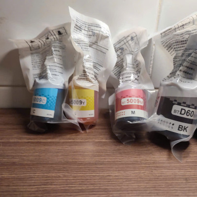 Bộ mực 4 màu BTD60 BT5000 dành cho máy in  Brother DCP-T300/ 700W/ MFC-T800W