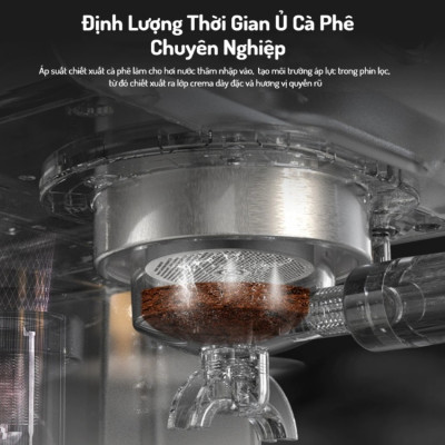 Máy Pha Cà Phê Espresso HiBREW H10B Bán Tự Động Thương Hiệu Mỹ Pha Cappuccino, Lattem 1350W, 20 bar - Bảo Hành 12 Tháng, Hàng Chính Hãng