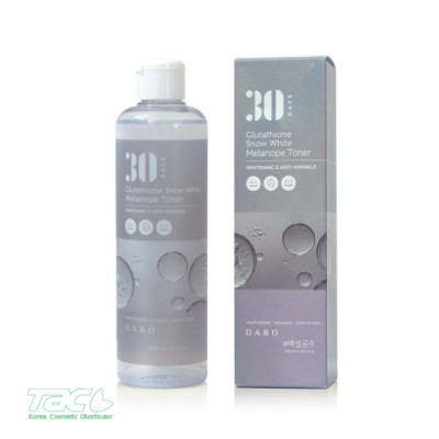 Nước hoa hồng Glutathione dưỡng trắng da, chống nhăn nâng cơ ngừa thâm nám - DABO Glutathione Snow White Melanope Toner 300ml