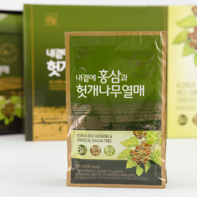 Combo 2 hộp 30 gói Bổ Gan Hồng Sâm Hàn Quốc Daedong giúp mát gan, giải độc gan, tốt cho người nóng trong, hay uống rượu bia