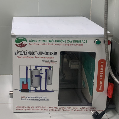 (Hàng chính hãng) Máy lọc nước thải Litero ACE1000I xử lý nước thải Phòng khám chuyên khoa tâm thần công nghệ oxy hoá bậc cao kết hợp lọc nano và than hoạt tính 1 bộ