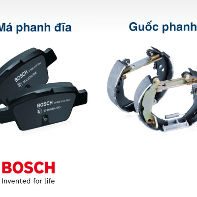 Bố Thắng Trước Mitsubishi Pajero V33, V43, V45, V46, Lancer EX / Evolution - Bosch BP 5910