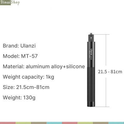 Ulanzi MT-57 / MT-58 - Gậy Chụp Hình Selfie Đa Năng Cho Máy Ảnh Nhỏ, Gopro, Camera Hành Trình, Smartphone - Hàng chính hãng