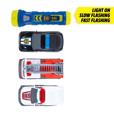 Bộ Đồ Chơi Mô Hình Xe Cứu Hộ Micro SOS Playset - Dickie Toys 203714024