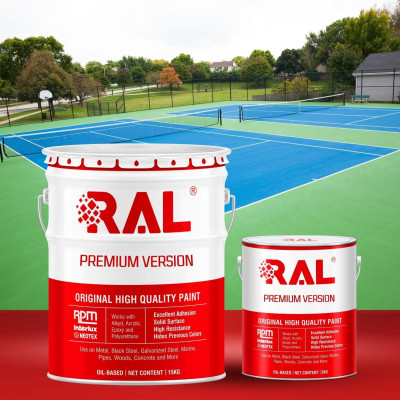 Sơn sân thể thao Epoxy hệ lăn RAL SPORT GUARD - 5KG