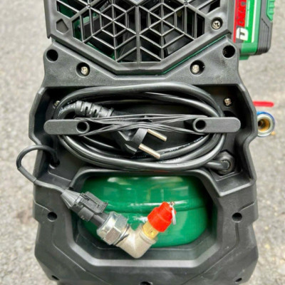 Máy nén khí dùng điện và pin 21V ( BÌNH HỢP KIM NHÔM CAO CẤP ) Dekton M21-NK02BL -HÀNG CHÍNH HÃNG