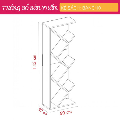 Giá sách gia đình đa kiểu dáng SMLIFE Bancho