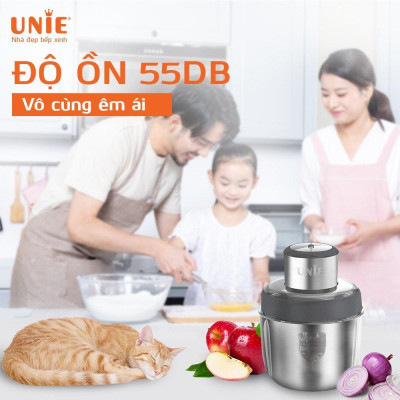 Máy Xay Thịt Unie UE226, Công Suất 300w - 2 Cối Inox 304, Hàng Chính Hãng