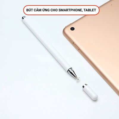 Bút Cảm Ứng Dành Cho Điện Thoại Ipad Máy Tính Bảng - Hàng Nhập Khẩu (Tặng Đầu Cảm Ứng Thay Thế)