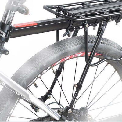 Gác Baga,Kệ Yên Sau Xe Đạp Khung Nhôm Chịu Tải 70kg Đại Nam Sport (Có Đèn Phát Quang)