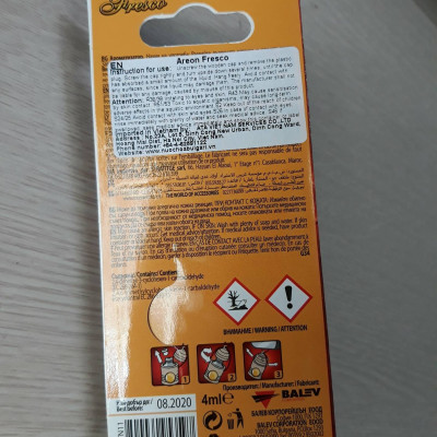 Tinh dầu treo xe ô tô Areon hương cafe, nhập khẩu Bulgaria