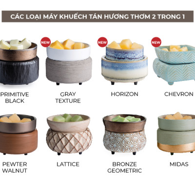 Máy khuếch tán hương thơm 2 trong 1 Yankee Candle - Midas