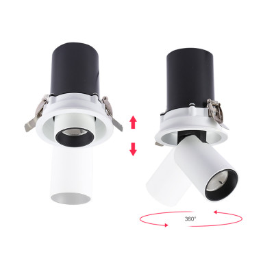 Đèn LED âm trần chỉnh hướng chiếu điểm ENA mẫu DCG 5W 7W 10W 12W dễ dàng điều chỉnh góc chiếu sáng