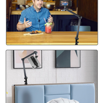 Chân Micro Kẹp Bàn Boom Arm Dr.Mic 2B (Chuyên Nghiệp) - Giá Đỡ Đế Mic Stand Microphone Thu Âm LiveStream Hàng Chính Hãng