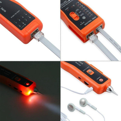 Máy test mạng XQ-350 dò dây mạng âm tường RJ11 RJ45