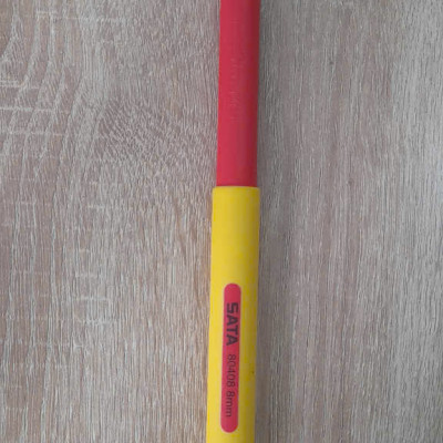 Tay vặn lục giác 8mm x 215mm cách điện 1000V VDE SATA 80408