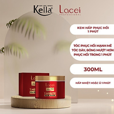 Kem hấp dầu phục hồi trong 1 phút Lacei Hair Plexx (Hũ 300ml)