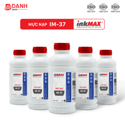 COMBO 5 BÌNH- Mực nạp/ đổ InkMAX IM37 chuyên nạp các dòng HP 35A, 36A, 78A, 83A, 85A, 88A. – Canon LBP CRG 312, 325, 328, 327, 26a, 48a, 79a, 76a, 337-HÀNG CHÍNH HÃNG