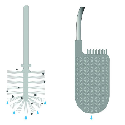 Bộ Cọ Toilet Joseph Joseph 002485 - Regular Grey