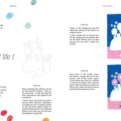Sách - 15-minute Art Drawing - Learn How to Draw, Colour and Shade by Jessica Smith (UK edition, Flexibound)
