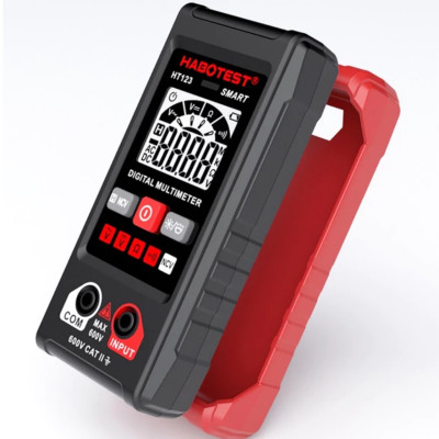 HÀNG NHẬT: Đồng Hồ Vạn Năng Kỹ Thuật Số Mini HT123: Phạm Vi Tự Động, Đo Điện Áp AC/DC