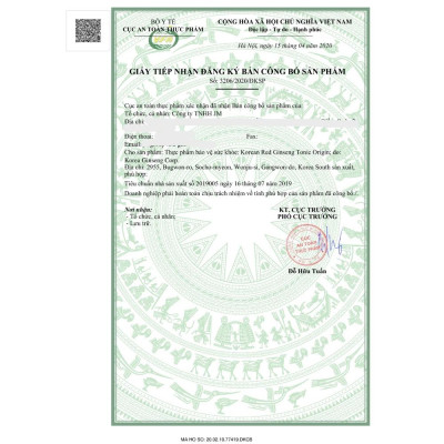 Nước Hồng Sâm Pha Sẵn Tonic Origin KGC Cheong Kwan Jang (50ml x 1 gói, 10 gói, 30 Gói, 60 gói)